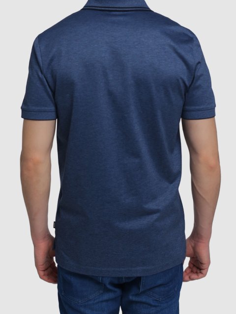 Синє поло BOSS : фото 4 - Invogue