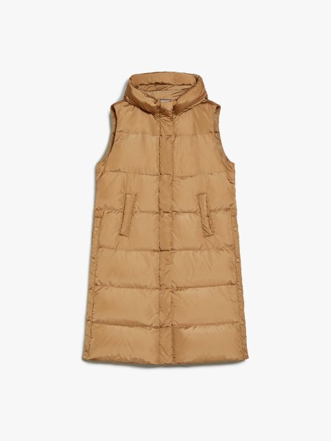 Темно-бежевий жилет WEEKEND MAX MARA утеплений: фото - Invogue