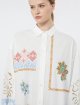 Белое платье-рубашка Weekend Max Mara из хлопка: фото 2 - Invogue