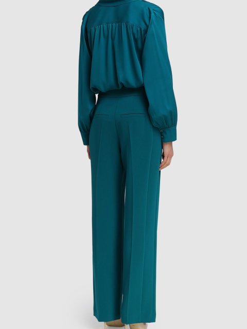 Зелёная блуза MARC CAIN: фото 2 - Invogue