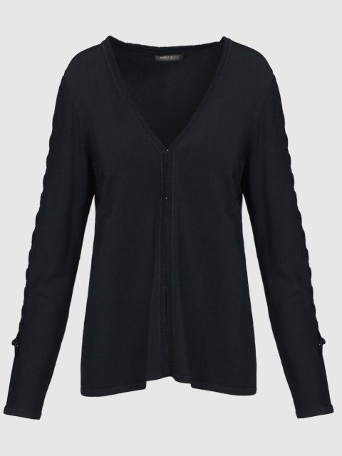 Чорний кардиган MARINA RINALDI : фото - Invogue