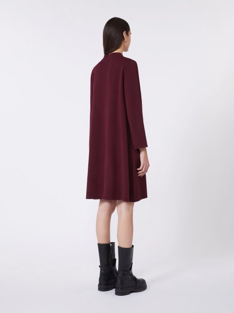 Бордова сукня WEEKEND MAX MARA з еластичної віскози: фото 2 - Invogue