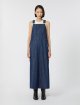 Темно-синя сукня-комбінезон WEEKEND MAX MARA з бавовняного деніму: фото 2 - Invogue