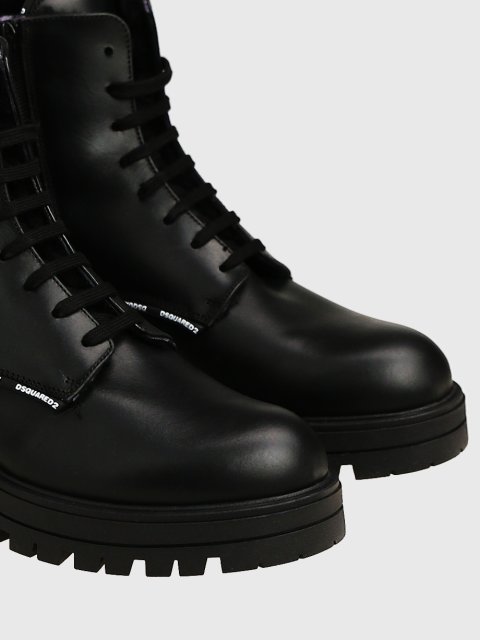 Чорні черевики DSQUARED KID : фото 3 - Invogue