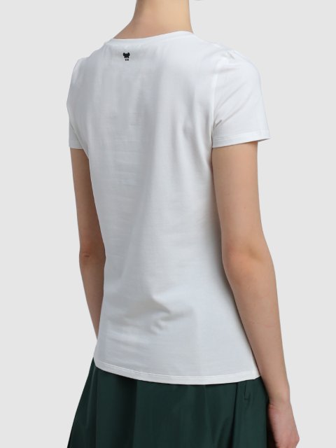 Белая футболка WEEKEND MAX MARA: фото 4 - Invogue