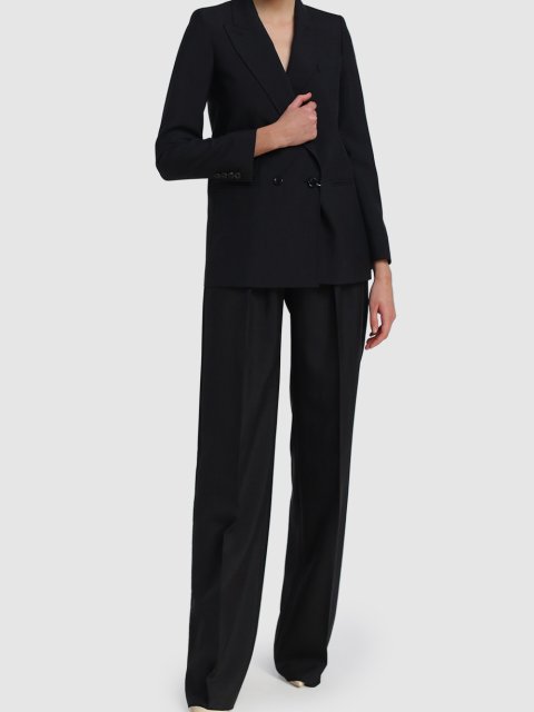 Чёрные брюки MAX MARA: фото 1 - Invogue