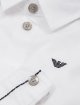Белая рубашка EMPORIO ARMANI KIDS из хлопка: фото 3 - Invogue