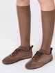 Темно-коричневі кросівки Max Mara зі шкіри: фото 1 - Invogue