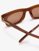 Коричневые солнцезащитные очки ZEGNA : фото 2 - Invogue