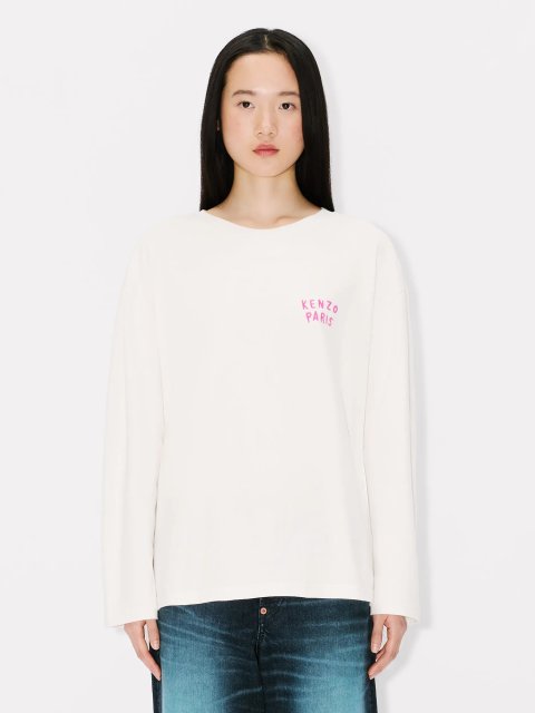 Кремовый лонгслив KENZO из хлопкового трикотажа: фото 2 - Invogue