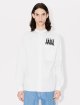 Біла сорочка Kenzo з офіцерським коміром: фото 1 - Invogue