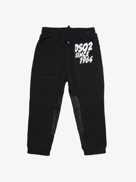 Чёрные брюки DSQUARED KID: фото 1 - Invogue