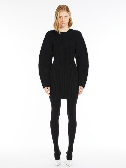 Чорна сукня Sportmax трикотажна: фото 3 - Invogue