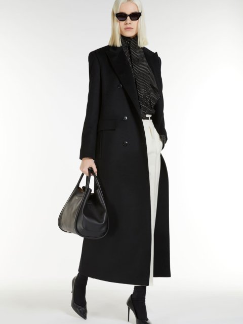 Чёрная рубашка MAX MARA: фото 4 - Invogue