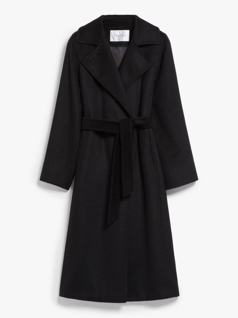 Чорне пальто manuella MAX MARA: фото - Invogue