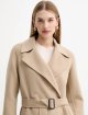 Бежеве пальто WEEKEND MAX MARA з вовни: фото 4 - Invogue