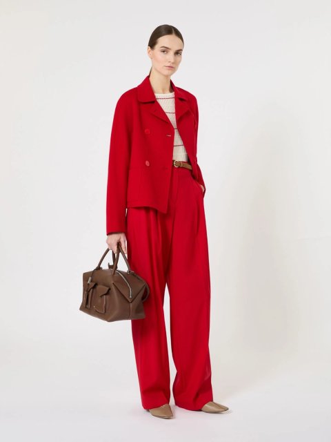 Червоний жакет MAX MARA з вовни, кашеміру та шовку: фото 1 - Invogue