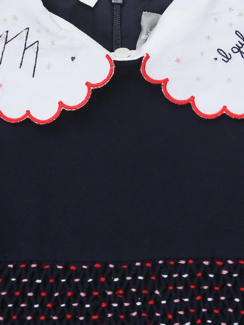 Синее платье IL GUFO: фото 2 - Invogue