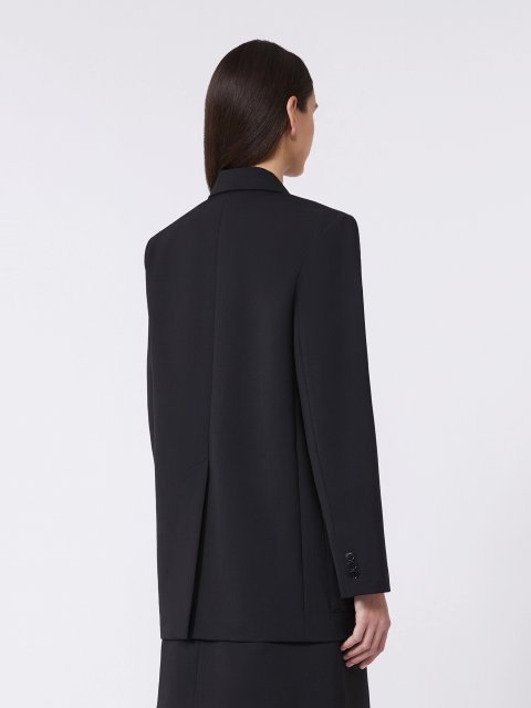 Чорний жакет WEEKEND MAX MARA з суміші вовни: фото 3 - Invogue