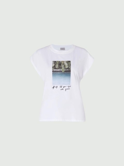 Белая футболка MARELLA: фото - Invogue