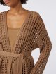 Карамельний кардиган Max Mara з бавовни: фото 4 - Invogue