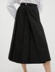 Чорна спідниця Max&Co з технічного атласу: фото 3 - Invogue
