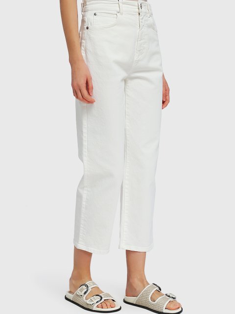 Белые брюки WEEKEND MAX MARA: фото 3 - Invogue