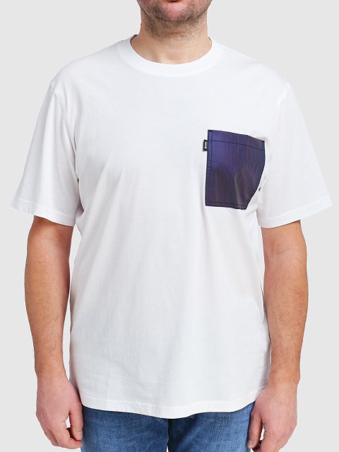 Белая футболка BOSS: фото 2 - Invogue