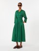 Зелена сукня Max Mara з рамії: фото 2 - Invogue