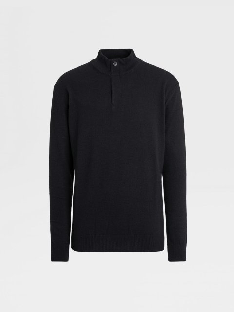 Чорний светр ZEGNA з кашеміру: фото - Invogue