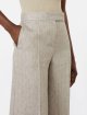 Бежеві брюки Max Mara з чистого льону: фото 4 - Invogue