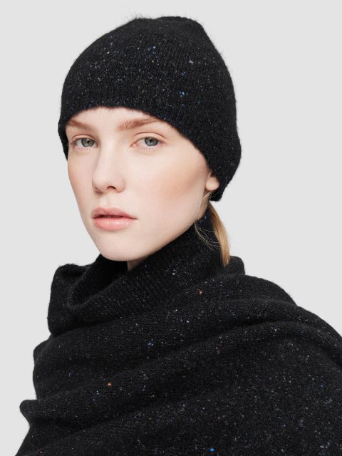 Чорна шапка Joseph з твіду: фото 2 - Invogue
