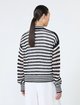 Біло-синій кардиган у смужку Max Mara з бавовни: фото 3 - Invogue