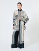 Темно-сині брюки Max Mara з шовку з принтом: фото 1 - Invogue