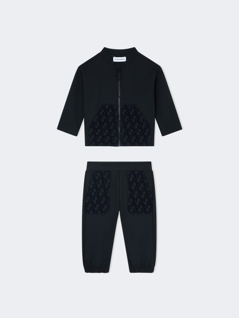Темно-синя кофта, штани EMPORIO ARMANI KIDS : фото - Invogue