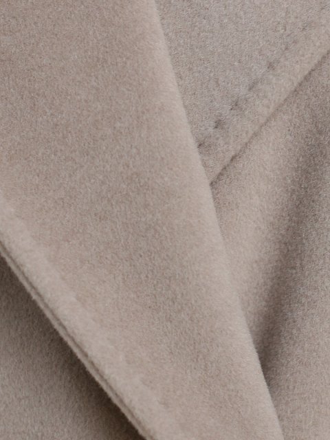 Кремовое пальто MAX MARA из шерсти и кашемира: фото 5 - Invogue