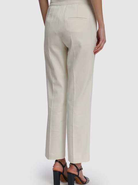 Белые брюки MARELLA: фото 4 - Invogue