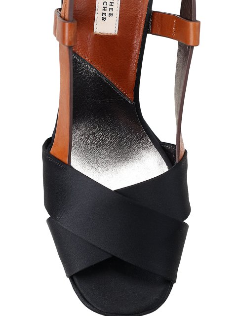 Чёрные босоножки DOROTHEE SCHUMACHER: фото 4 - Invogue