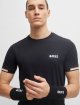 Чорна футболка BOSS з логотипом: фото 3 - Invogue