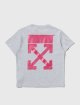 Сіра футболка OFF-WHITE KIDS : фото 1 - Invogue