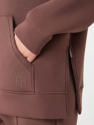 Коричневое худи Weekend Max Mara свободного кроя: фото 5 - Invogue