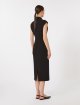 Чорна сукня MAX MARA з каді: фото 3 - Invogue