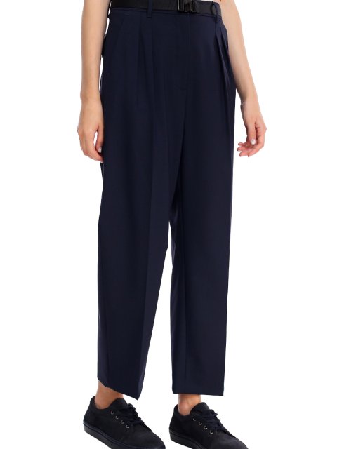 Тёмно-синие брюки WEEKEND MAX MARA: фото 3 - Invogue