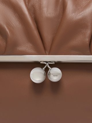 Коричневая сумка Pasticcino Weekend Max Mara из кожи: фото 4 - Invogue