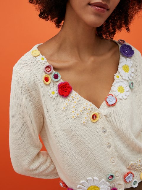 Кремовый кардиган MAX&CO: фото 4 - Invogue