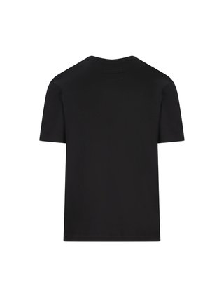 Чёрная футболка Zegna из хлопка пике: фото 1 - Invogue