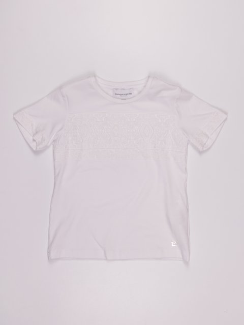 Біла футболка ERMANNO SCERVINO KIDS : фото - Invogue