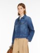 Синя куртка WEEKEND MAX MARA з деніму: фото 4 - Invogue