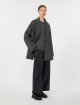 Темно-сірий светр MAX MARA з суміші бавовни, альпаки і вовни: фото 1 - Invogue
