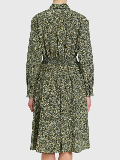 Зелёное платье KENZO: фото 4 - Invogue